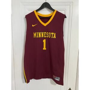 Minnesota Gophers Nike Basketball Jersey Size Large